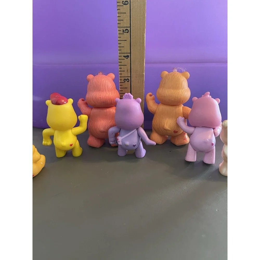 Care Bears Figures Moveable Arms Legs Lot Of 7